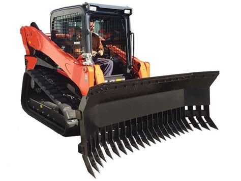 stick rake for track loader